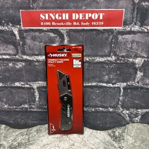 Husky 1010314968 Coltello Utilitario Pieghevole Compatto LAMA A CAMBIO RAPIDO - Foto 1 di 3