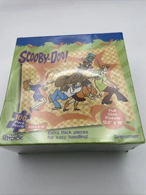 Quebra-cabeça Scooby Doo 100 peças por Pressman lacrado de fábrica - Imagem 1 de 4