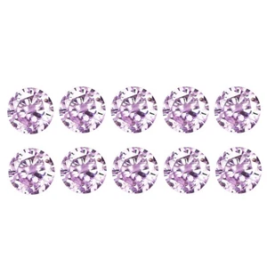 0.08Ct 10Pcs Lot Round 1.20 mm Untreated Australian - Argyle Purple Pink Diamond - Picture 1 of 5