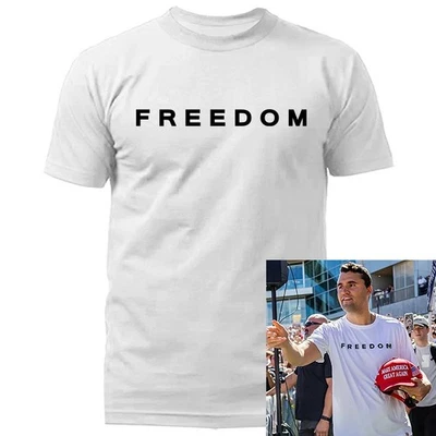 Camiseta Charlie Kirk True Patriot Freedom Foto 1 de 2