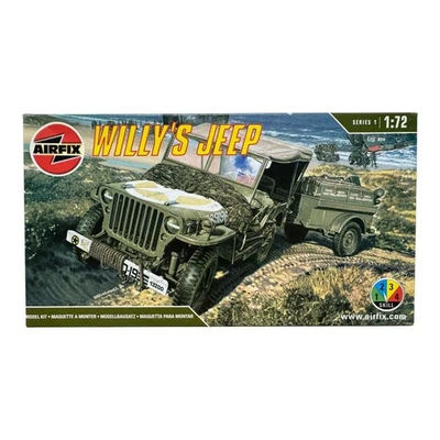 Kit Modelo Airfix 01322 Willy's Jeep Escala 1:72 Serie 1 Foto 1 de 4