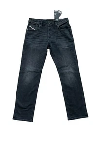 Diesel Mens Jeans Larkee Straight RB063 Black $225 Size 32/32 - Picture 1 of 7