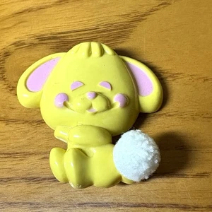 Vtg AVON Bunny Glacé Pin Fragrance Solid Unused White Puffy Tail - Picture 1 of 3