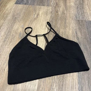 Quince Damen Micromodal Bralette Racerback schwarz Small BH-Top - Bild 1 von 6