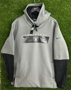 NEW Authentic Las Vegas Raiders Therma Pullover Sideline On Field Hoodie Men XL - Picture 1 of 6
