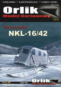 NKL-16/42 aerosleigh - ORLIK 085 - 1/25 paper model - Picture 1 of 1