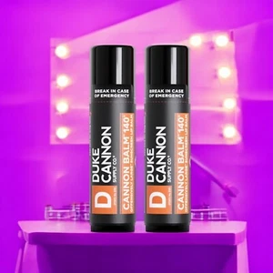 Duke Cannon Cannon Balm 140° Tactical Lip Protectant Hydrate Defend (Pack of 2) - Picture 1 of 7