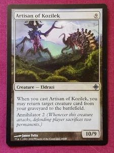 Magic The Gathering RISE OF THE ELDRAZI ARTISAN OF KOZILEK card MTG - Picture 1 of 2