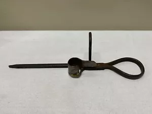 Antique Blacksmith Forged Iron Miner's Sticking Tommy Candle Holder - Picture 1 of 12