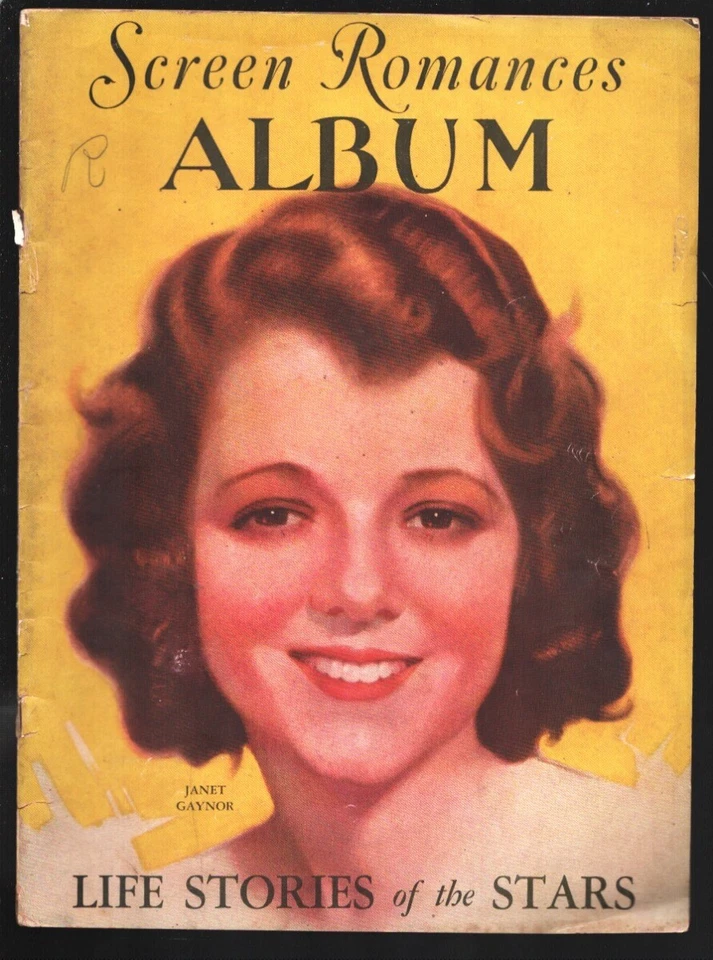 MAG: Álbum de romances en pantalla #1 1930-Janet Gaynor-Joan Crawford-Buster Keaton-M... Foto 1 de 1
