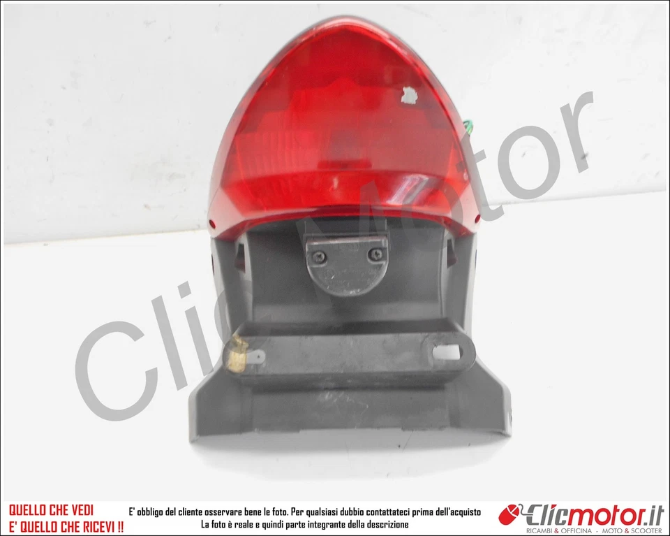 Rear Light + License Plate Light Original For KYMCO QUANNON 125 Year 2008 - Изображение 1 из 1