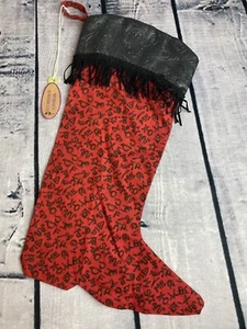 Christmas Stocking Cowboy Cowgirl Boot Theme Western Morgen Gabrielle (H20) - Picture 1 of 6