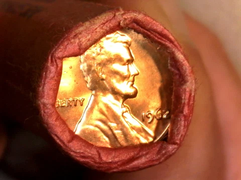 (1) Roll 1962-P Lincoln Memorial Cent-Penny OBW Original- BU/Uncirculated!! Cover