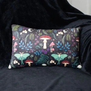 40cm Rectangular Dark Forest Enchanted Cushion, Gothic Home Decor, Mystical Gift - Picture 1 of 5