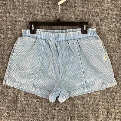 Simply Southern Short Womens M Blue Corduroy Stretch Cotton Pull On Chino - Image 1 of 4