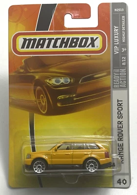 Matchbox - VIP Luxury #40 - Yellow Range Rover Sport - Image 1 of 2