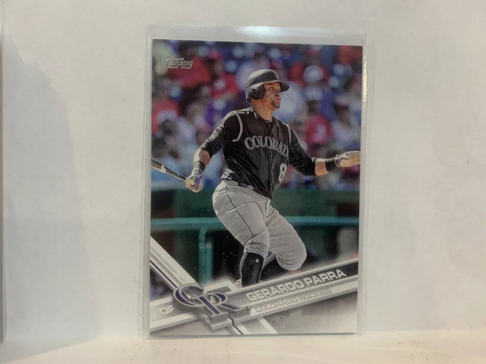 #537 Gerardo Parra Colorado Rockies 2017 Topps Series 2 Baseball Card MZ1 - Image 1 of 2