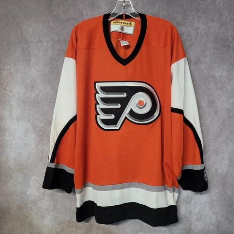 Vintage KOHO NHL PHILADELPHIA FLYERS 3D Orange Alternate Jersey Men's 2XL Cover
