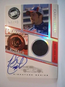 Patrick Carpenter Press Pass 2009 Race-Used Tire Auto - Picture 1 of 1