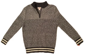 Cat & Jack Boys 1/4 Zip Pullover Sweater Gray Size S Youth NWT - Picture 1 of 6