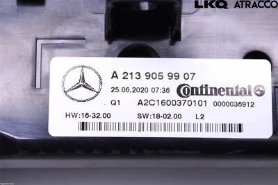 Centralina Clima ORIGINALE MERCEDES-BENZ CLASSE E T-Model (S213) 2021 - Immagine 1 di 4