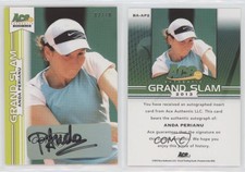 2013 Ace Authentic Grand Slam Lime Green /10 Anda Perianu #BA-AP2 Auto