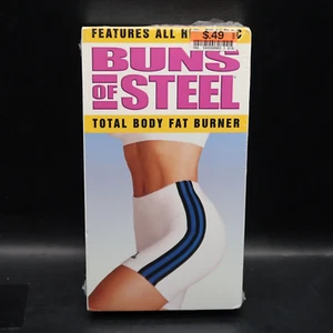 Buns of Steel Total Body Fat Burner (1997) VHS Aerobics Exercise Vintage Sealed - Picture 1 of 6
