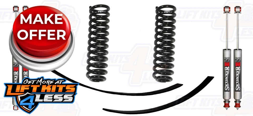 Skyjacker 182K-M 1.5 英寸升降套件带 M95 后减震器适用于 1980 - 1996 年福特野马 — 第 1/2 张图片