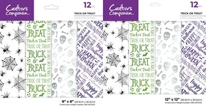 Crafters Companion - Acetato de truco o trato - 12" x 12" u 8" x 8" - Imagen 1 de 18