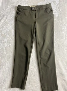 Women’s Democracy Brown Dress Pants Trousers Size 6 Stretch - Picture 1 of 8