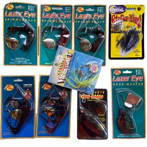 Lure Bass Pro Lazer Eye Spinnerbait Strike King Stanley Vibra-Shaft War Eagle - Bild 1 von 17