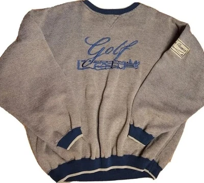 LEE SPORT Golf Links Classics Sweater Sweatshirt Men XXL 2XL Brown Knit Vintage - Image 1 of 4