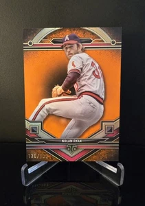 #'ed/199 🔥 NOLAN RYAN SP 2024 Topps Triple Threads Amber Orange #25 HOF - Picture 1 of 2