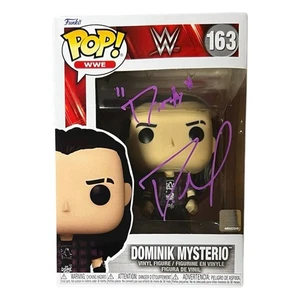 JSA Autographed Dominik Mysterio WWE Funko Pop #163 - Hand Signed Pro Wrestling - Picture 1 of 1