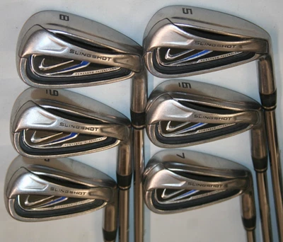 Nike Slingshot irons 5-PW with Nike Slingshot uniflex steel shafts & Nike grips - Image 1 of 4