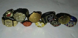 WWE Lot Of 10 Action Figure Belts Wrestling WWF Mattel Elite Jakks Jazwares #3 - Picture 1 of 1