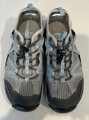 Zapato de Senderismo MOUNTREK Para Mujer Cancún QuickDry Malla Gris/Azul EE. UU. Talla 7M Foto 1 de 4