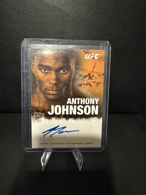 2010 Topps UFC Series 4 Autographed Autograph Card Anthony Johnson Auto - Image 1 of 2