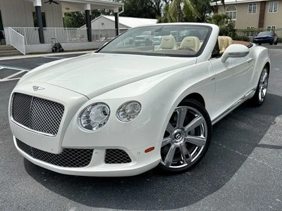 2013 Bentley Continental 10/10 MINT GTC W12 WHITE/MAGNOLIA CARFAX CERT - Image 1 of 4