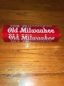 Vintage Old Milwaukee Beer Tap Handle lucite Acrylic 5” - Picture 1 of 4