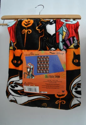 Disney Pesadilla antes de Navidad Jack Sally Halloween 50x70 Manta Foto 1 de 4