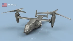 L'Arsenal Models 1/700 MV-22 OSPREY WINGS UNFOLDED (2) 3D Printed Set - Picture 1 of 1