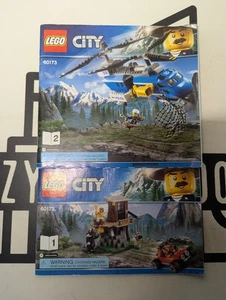 LEGO City 60173 Mountain Arrest Instruction Manuals Only! 2 Books Only No Bricks - Picture 1 of 2