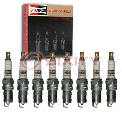 8 pc Champion Iridium Spark Plugs for 1993-1997 Chevrolet Camaro 5.7L V8 xv - Image 1 of 4