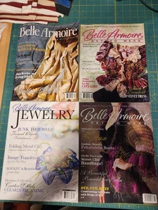 Lot 4 Art to Wear Magazines 2008 -2009 Belle Armoire - Bild 1 von 13