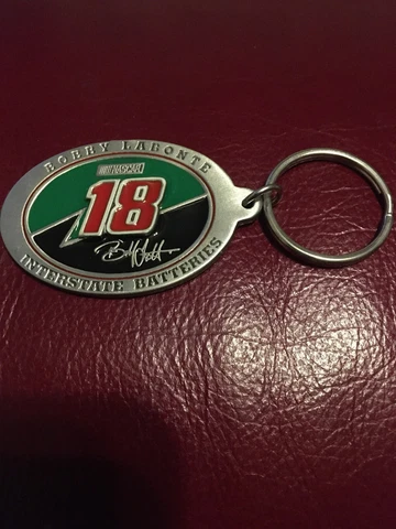 Nascar Driver Bobby Labonte Pure Pewter Keychain Cover