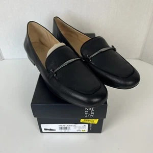 Naturalizer Women's Emiline-l Loafer Black Size 9.5M Leather/Fabric Upper - Picture 1 of 8