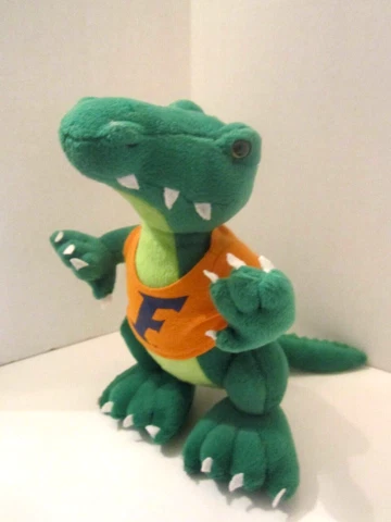 Vintage University Of Florida Albert Gator Mascot Plush Stuffed Animal 10" Cover