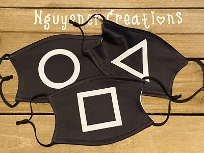 Squid Game Face Masks Facemasks Horror Funny  - Image 1 of 4