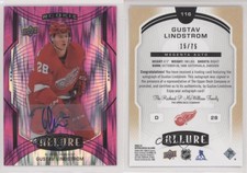 2020-21 Upper Deck Allure SP Magenta /75 Gustav Lindstrom #116 Rookie Auto RC